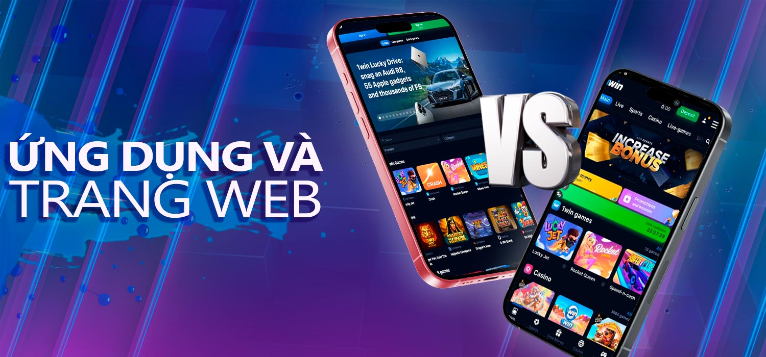 Sự khác biệt giữa ứng dụng và trang web